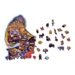 Wooden city - Puzzle Cozy Gramophone 250 - 250 kosov