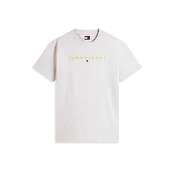 Tommy Jeans Majica siva/kivi