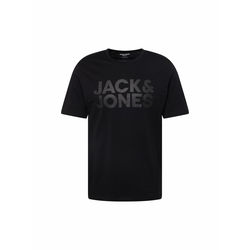 JACK & JONES Majica, črna