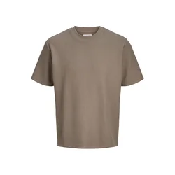 JACK & JONES Majica JJEAUSTIN svetlo rjava