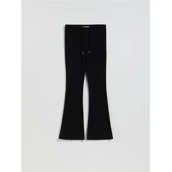 Reserved - Flare pantalone od mešavine viskoze