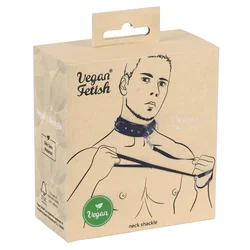 Vegan Fetish Ogrlica sa povodcem, 112cm, Crna