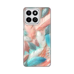 Silikonska maska za Honor 200 Smart i Honor X7c Print Pastel Feathers