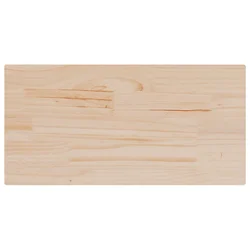 Stolne ploče 2 kom 80x40x1,7 cm od masivne borovine pravokutne