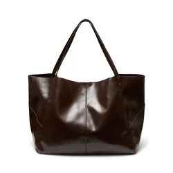 VERO MODA Nakupovalna torba rjava