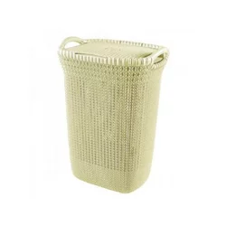 CURVER koš za veš 57l, knit, bela CU 03676-X64 OUTLET