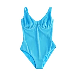 Next Enodelne kopalke Tummy Control azur
