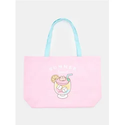 Sinsay - Platnena tote torba sa printom Pusheen The Cat - pastelno roze