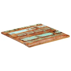 Četvrtasta stolna ploča 70x70 cm 25 - 27 mm od obnovljenog drva