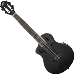 Ortega RTPS-U-SBK-L Satin Black Tenor ukulele