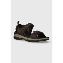 Sandali Skechers Tresmen Ryer moški, rjava barva