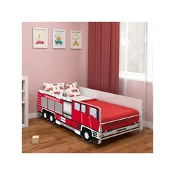 ACMA Krevet za decu Vatrogasac 180 x 80 cm