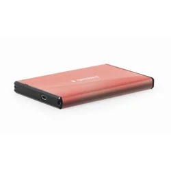 Gembird - HDD External Enclosure, 2.5``, SATAIII, USB3.0, Brushed aluminium, Pink