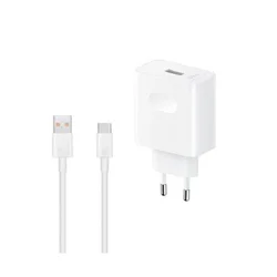 Honor super charge punjač 80w +kabl USB a-type c bela ( 44199 )