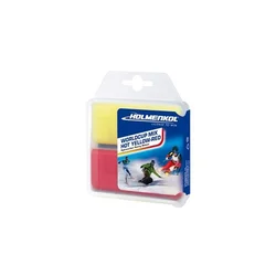VOSAK ZA SKIJE HOLMENKOL HOT ALPHA-BETA yellow-red 2x35 g