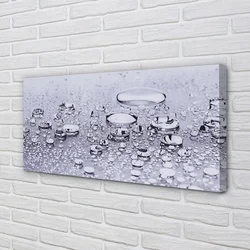 tulup.si Slika na platnu Voda pade makro 100x50 cm