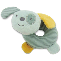 Lorelli plisana zvecka donut (krofna) - dog green natural ( 10191340009 )