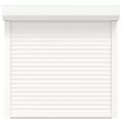 Roletna Bijeli 100 x 100 cm Aluminij i poliuretan