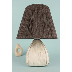 Opviq Stona lampa YL680, 25x20x35 cm, IP20, Braon-bela