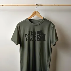 Camiseta Majica sa štampanim printom Cam 491, Muška, Maslinasta