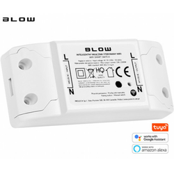 BLOW Smart WiFi električni prekidač, 2300W, 10A, aplikacija, Android + iOS, bijeli