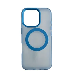Silikonska futrola Magsafe FLURO COLOR za Honor 600 Pro/ plava