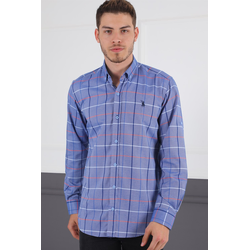 G716 DERBERRY MENS SHIRT-BLUE