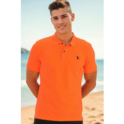 T8561 DEWBERRY MENS TSHIRT-ORANGE