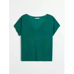 Sinsay - Bluza sa dodatkom viskoze - svetlo zelena