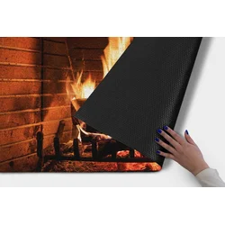 tulup.si Predpražnik Kaminski ogenj 150x100 cm