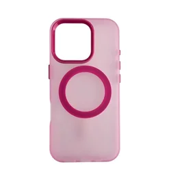 Silikonska futrola Magsafe FLURO COLOR HONOR 400 Lite ROZE