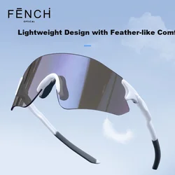 Fenchi Unisex naočare za sunce, Belo-sive