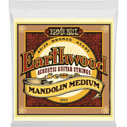 Ernie Ball 2065 Earthwood Mandolin Medium Loop End Acoustic
