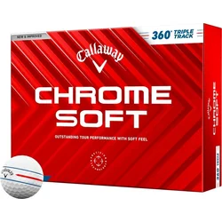 Golf žogice Callaway Chrome Soft 2024 Basic, 12, Chrome Soft