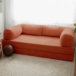 Atelier del Sofa Trosed na razvlačenje Nook, 100x200x70cm, Narandžasti