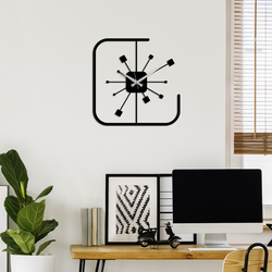 Wallity Zidni sat 49x49cm Crni