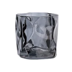 Homestar Stekleni kozarec SHINING 280 ml srebrn