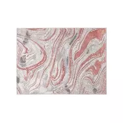 Tepih STONE 80x140 cm ružičasta/siva