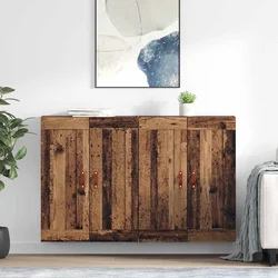 Kabinetski zidni Zidne 2 pcs Staro drvo 69,5 x 34 x 90 cm