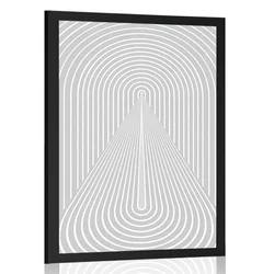 Plakat perspektiva mavrice Mid-Century - 30x45 no frame