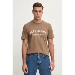 Pepe Jeans Bombažna kratka majica ALDRIDGE