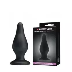 Butt plug Pretty Love Sturdy, 15.4cm, Crni