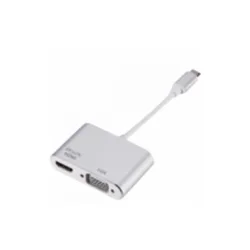 Stars Solutions Adapter, USB - C na HDMI, VGA, Sivi