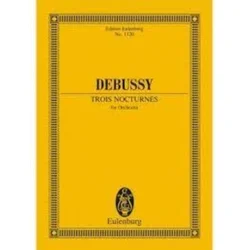 DEBUSSY:TROIS NOCTURNES FOR ORCHESTRA STUDY SCORE