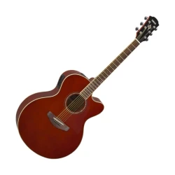 Kitara elektro-akustična Jumbo Yamaha CPX600 rdeča