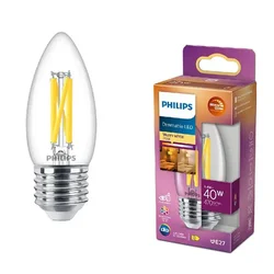 LED CLASSIC ŽARULJA PHILIPS 40W B35 E27 CL WGD90 SRT4