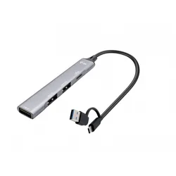 USB-C/USB-A HUB: 1x USB 3.0 + 3x USB 2.0