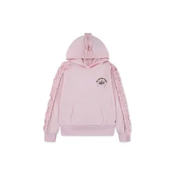 Otroški pulover Levis PULLOVER HOODIE WITH RUFFL
