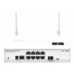 MikroTik CRS109-8G-1S-2HnD-IN, Cloud Smart Router Switch, 8xGigabit ports, SFP port, 600MHz CPU, 128MB RAM, RouterOS L5