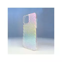 DEVIA Futrola Hard Case Glisten Waves Series za iphone 13 Pro Max Pink